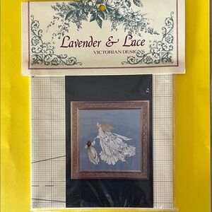 “Angel of Mercy” Lavender & Lace Victorian Design Cross Stitch Pattern